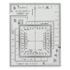C-THRU UTM Universal Transverse Mercator Grid Reader, 12 Pack-Laminated for durability