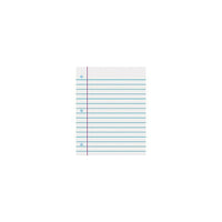 Trend Enterprises Notebook Paper Wipe-Off Charts - 15 Pack-Size: 28"(L) x 22"(W)