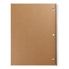 Hilroy 3-Hole 1 Subject Wirebound Notebook - Quad Ruled - 10 1/2" x 8" - 40 Sheets - Violet-1 subject