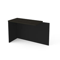 Bestar Pro-Concept Plus Return Table, Deep Grey & Black (110810-1132)-Deep Grey & Black