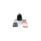 PACK N FOLD 50708 Foldable Lightweight Water-Resistant Backpack, Black-2 side pockets