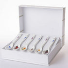 Roy Kirkham Set of 6 Teaspoons, Butterfly Garden-Made in England by Roy Kirkham