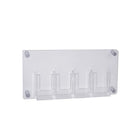 Azar Four-Pocket Trifold Wall Mount Brochure Holder (105580)-Brochure Holder