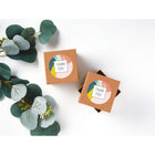 Avery Round Hemp Labels - 2-1/2" Dia. - Beige - 90 Labels-Size: 2-1/2" Diameter