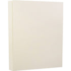 JAM Paper Strathmore Cardstock, 8.5 x 11, 80lb Natural White Linen, 250/ream (144010B)-Size: 8-1/2" x 11"