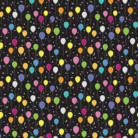 Millbrook Studios Birthday Flat Wrap, Balloons, 12 Pack (57049)-Each sheet is 19" x 27"