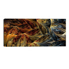 Designart Abstract Molten Gold, 4 Piece Large Canvas Print, 16" x 32", (PT3022-32-16)-Print