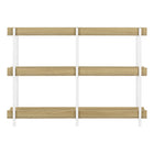 Monarch Specialties 2222 48"L Accent Table - Natural/White Metal Hall Console-8