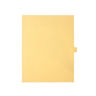 Mark Maker Legal Exhibit Index Tab Buff Single Tabs, 1/26h Cut, Letter Size, No Holes, Letter N, 25 Pack-Buff Single Tabs, 1/26th Cut