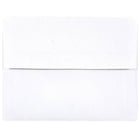 JAM Paper A2 Foil Lined Envelopes, 4.38 x 5.75, White with Red Lining, 250 Pack (72158H)-Blank interior for personalized message