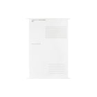 Gry Mattr Paper Hanging File Box - 7.25" x 13.75" x 10.6" - White-5