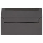 JAM Paper #10 Business Envelopes - 4.125" x 9.5" - Dark Grey - 50 Pack-Size: #10 (4.13 x 9.5 inches)