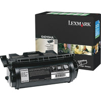 Lexmark 64015HA Toner Cartridge - High Yield - Black-High-yield toner cartridge yields up to 21000 pages