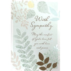 Rosedale 5-1/2" x 8" With Sympathy Greeting Cards And Envelopes, 12 Pack (17563)-Printed on premium uncoated card stock