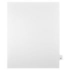 Mark Maker Legal Exhibit Index Tab White Single Tabs, 1/25th Cut, Letter Size, No Holes, Number 47, 25 Pack-White Single Tabs, 1/25th Cut