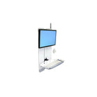 Ergotron Styleview Keyboard Lift For Flat-Panel Display, White-White steel construction for long-lasting durability