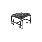 Tri-Arc Manufacturing Aluminum Rolling Ladder, Step Width: 16", Step Type: Ribbed, No. of Steps: 1 (WLAR001164)-No. of Steps: 1