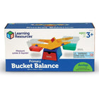Learning Resources Primary Bucket Balance-Usage ideas: Easy pour spout makes measuring liquids easy and lids can be used as platforms and the built in drawer is perfect for storing weights