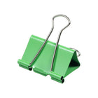 JAM Paper Binder Clips, Large, 41 mm, Green, 12 Pack (340BCgr)-4
