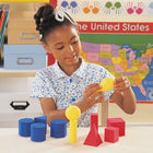 Learning Resources Soft Foam Geometric Shapes, Grades Kindergarten - 7th-Subject: Geometry