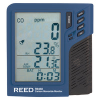 REED Instruments R9450 Carbon Monoxide Monitor with Temperature and Humidity-Carbon Monoxide Monitor with Temperature and Humidity