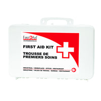 First Aid Central CSA D250 Standard School Bus First Aid Kit - White Plastic Case-For use in British Columbia, Alberta, Manitoba, Ontario, New Brunswick, Prince Edward Island and Yukon Territories