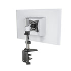 ShoppingAll Single Vertical Monitor Desk Stand-This fully adjustable desk mount can be fixed by C-clamp or grommet installation on any working surface