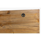 kieragrace Muskoka Cantu Shelf- Walnut, 36" x 3.5" x 9.5"-Easy to hang corner shelves using keyholes on the back