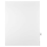 Mark Maker Legal Exhibit Index Tab White Single Tabs, 1/15th Cut, Letter Size, No Holes, Number 102, 25 Pack-White Single Tabs, 1/15th Cut