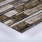 CTG Brands 3D Wall Tile, 10" x 10", Grey Bricks, 6 Pack-Perfect size: each backsplash tile measures 11.8"L x 11.8"H in dimensions (approx. covers 5.80 sq. ft. per carton) which is 40% more area than a 10" x 10" tile covers