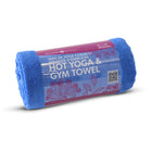 Zenzation Athletics Microfibre Hot Yoga & Fitness Towel - 72" x 24" - Blue-100% microfiber, antibacterial and lint free,