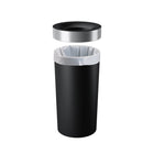 Umbra Vento Trash Can - Black - 16.5 Gallon (62 L)-5