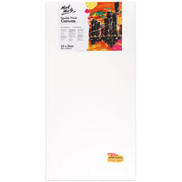 Mont Marte Studio Double-Thick Canvas - Pine Frame - 12" x 24" - 2 Pack-Framed canvas