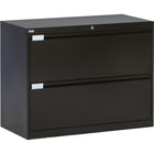Perfix 2-Drawer Lateral Filling Cabinet (OP213)-All-welded, heavy-duty cold-rolled steel construction