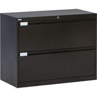 Perfix 2-Drawer Lateral Filling Cabinet (OP213)-All-welded, heavy-duty cold-rolled steel construction