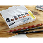 Derwent Shade and Tone 12-Colour Mixed Media Set (2305903)-Tinted Charcoal: water-soluble, unique blend of charcoal with hints of colour