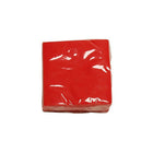 JAM Paper Beverage Napkins - Small - 5" x 5" - Red - 600 Pack (5255620729b)-Small size, 5" x 5"
