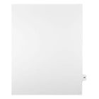 Mark Maker Legal Exhibit Index Tab White Single Tabs, 1/15th Cut, Letter Size, No Holes, Number 43, 25 Pack-White Single Tabs, 1/15th Cut