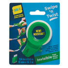 Seal-It Swipe 'n Twist Invisible Tape - 3/4" x 650"-Write on the invisible tape with pen, pencil or marker