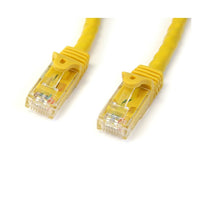 StarTech Cat6 Patch Cable with Snagless RJ45 Connectors, 50 Ft, Yellow-50-micron gold connectors ensure optimum conductivity while eliminating network signal loss due to oxidation or corrosion