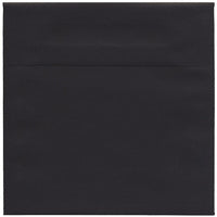 JAM Paper 7.5 x 7.5 Square Envelopes, Black Linen Recycled , 250 Pack (V01213H)-Black linen recycled envelope