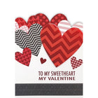 Rosedale Gold Greeting Cards/Envelopes - Happy Valentine's Day Sweetheart - 5-1/2" x 8" - 6 Pack-Printed on premium uncoated card stock