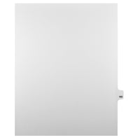 Mark Maker Legal Tabs - Letter Size - White - 1/25th cut - 25 tabs per package - 5 packages Pack - Number 193-White Single Tabs