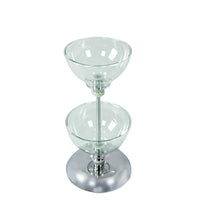 Azar 2-Tier Bowl Counter Display, 8" (720208)-Counter Top Display Fixture
