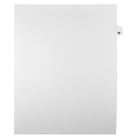 Mark Maker Legal Tabs - Letter Size - White - 1/25th cut - 25 tabs per package - 5 packages Pack - Number 55-White Single Tabs