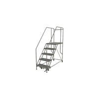 Tri-Arc Mobile Work Platform, 5 Step, 50" x 35" (WLWP152436SL)-Frame Material: Steel