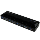 StarTech 10-Port USB 3.0 Hub with Charge and Sync Ports, 2 x 1.5A Ports-Boost your system’s capabilities and turn one USB 3.0 port into ten