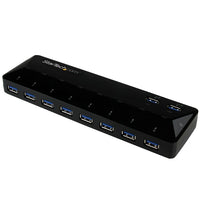 StarTech 10-Port USB 3.0 Hub with Charge and Sync Ports, 2 x 1.5A Ports-Boost your system’s capabilities and turn one USB 3.0 port into ten