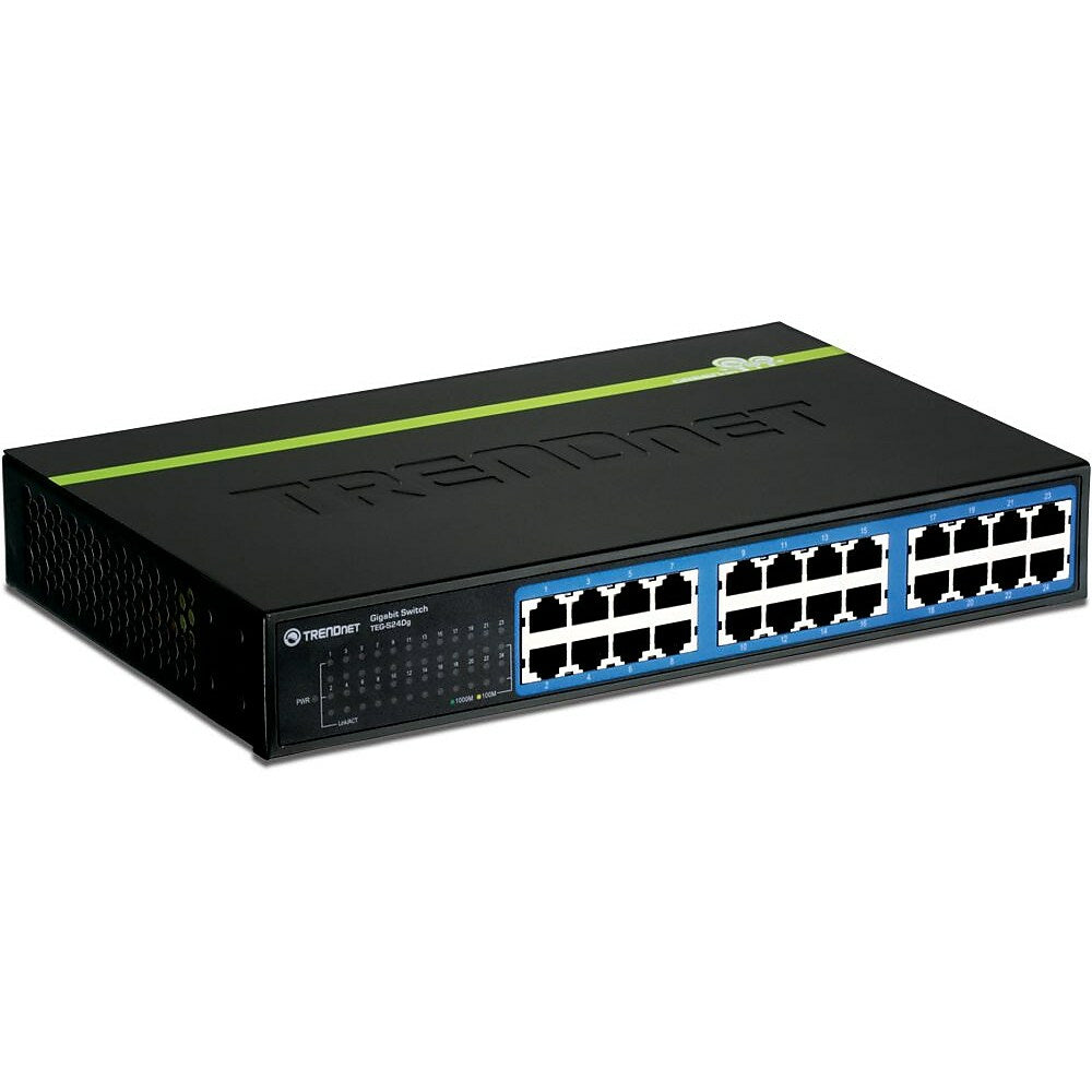 TRENDnet 24-Port Gigabit Greennet Switch (TEG-S24DG) | staples.ca