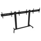 TygerClaw Mobile TV Stand for 30" - 60" TV, 130.6" x 23.6" x 70.9", Black-Holds 30" to 60" flat-panel TVs up to 396lbs/180kgs